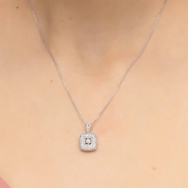 Classic Diamond Necklace - Image 2