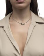 Daily Dazzle Diamond Necklace with Emerald - Image 2