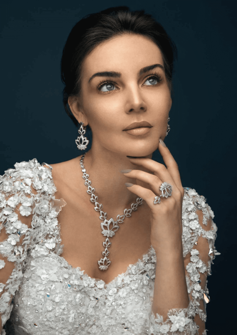 Lotus Diamond Necklace - Image 2