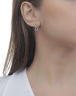 Classic Diamond Earrings - Image 2