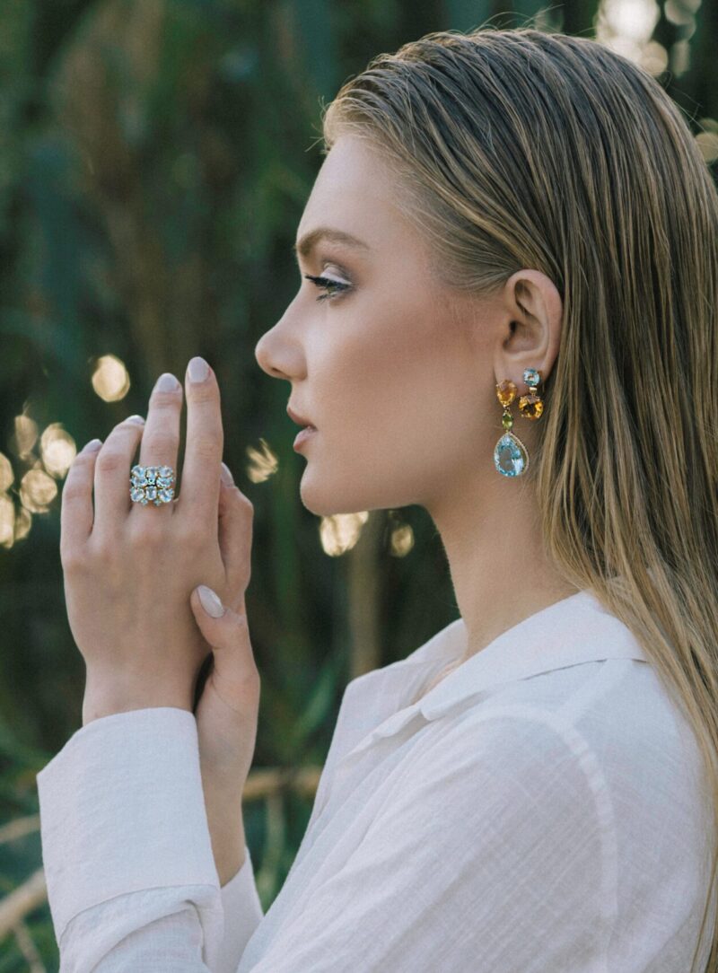 Daily Dazzle Ring with Precious Stones - Image 2