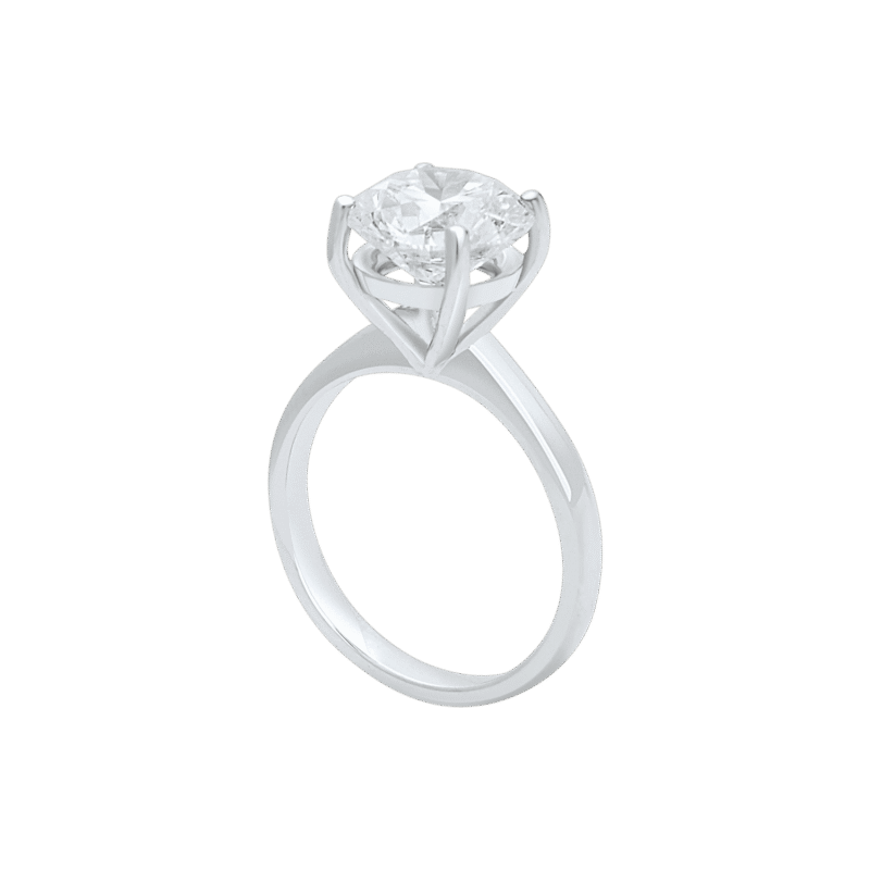 Solitaire Diamond Engagement Ring - Image 2