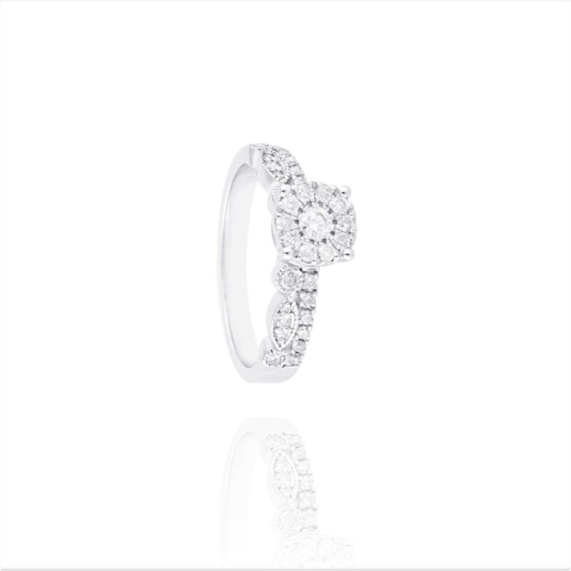 Solitaire Diamond Engagement Ring - Image 2