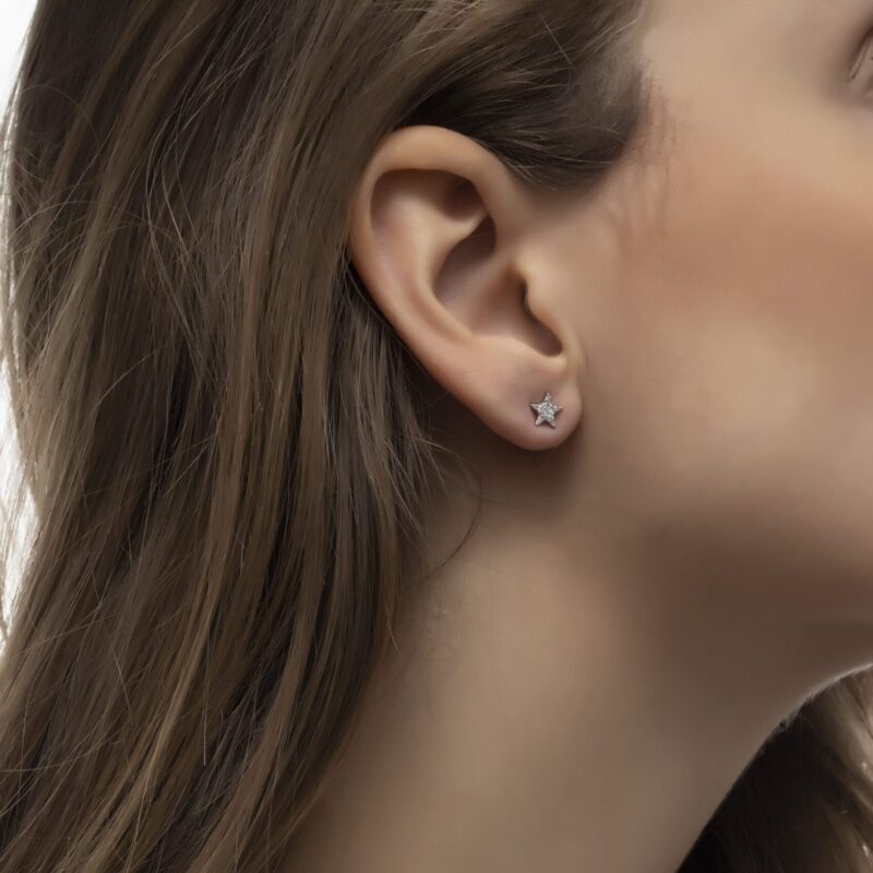Daily Dazzle Star Diamond Earrings - Image 2