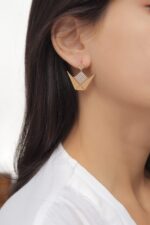 Emblem Diamond Earrings - Image 2