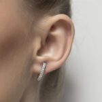 Classic Diamond Earrings - Image 3