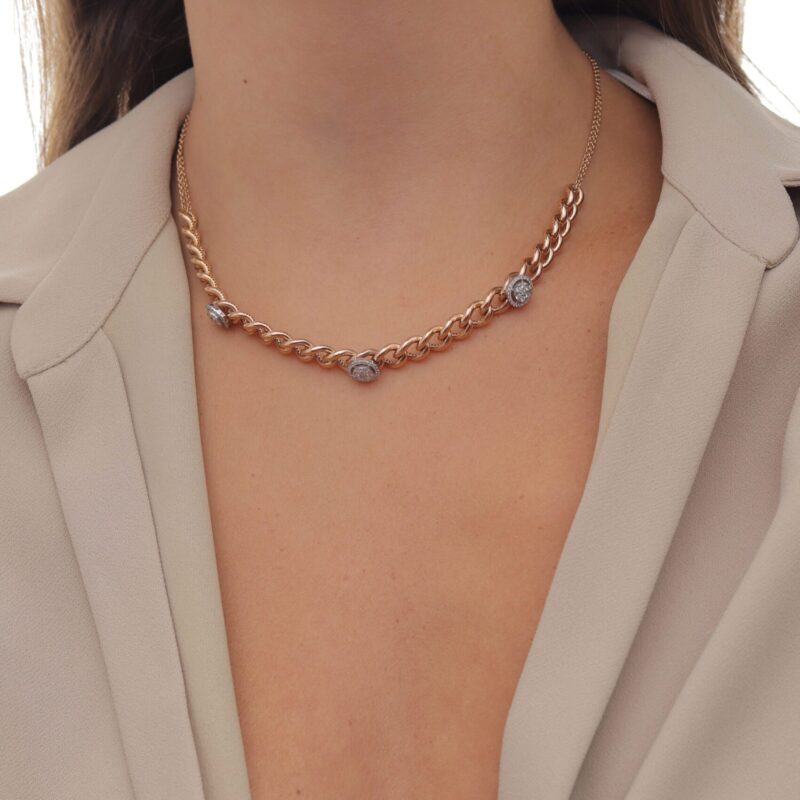 Chain Diamond Necklace - Image 3