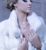 Snowflake Single Diamond Earring - Image 2