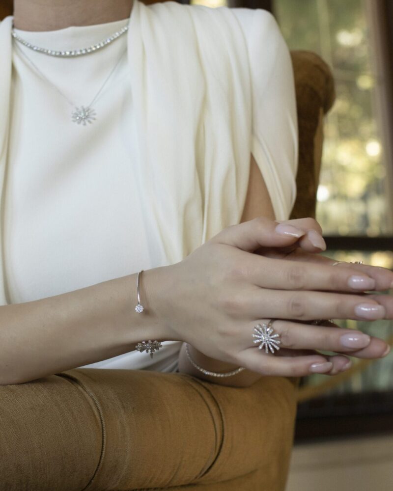 Snowflake Diamond Ring - Image 3