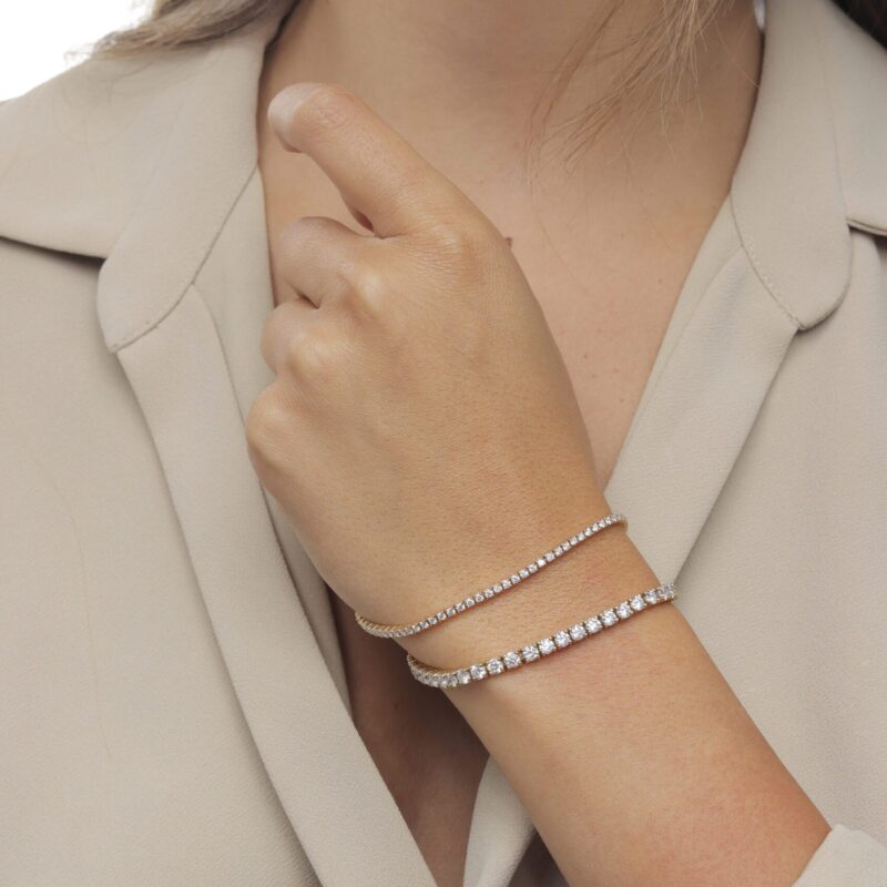 Tennis Diamond Bracelet - Image 2