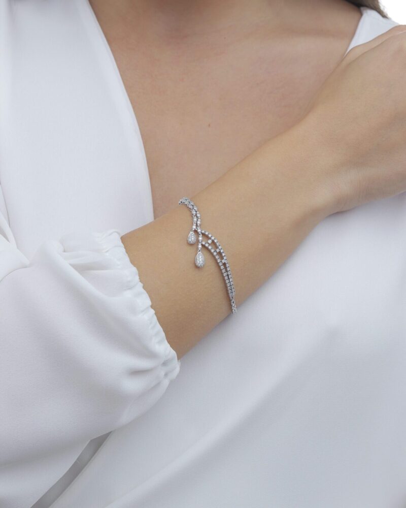 Bridal Diamond Bracelet - Image 2