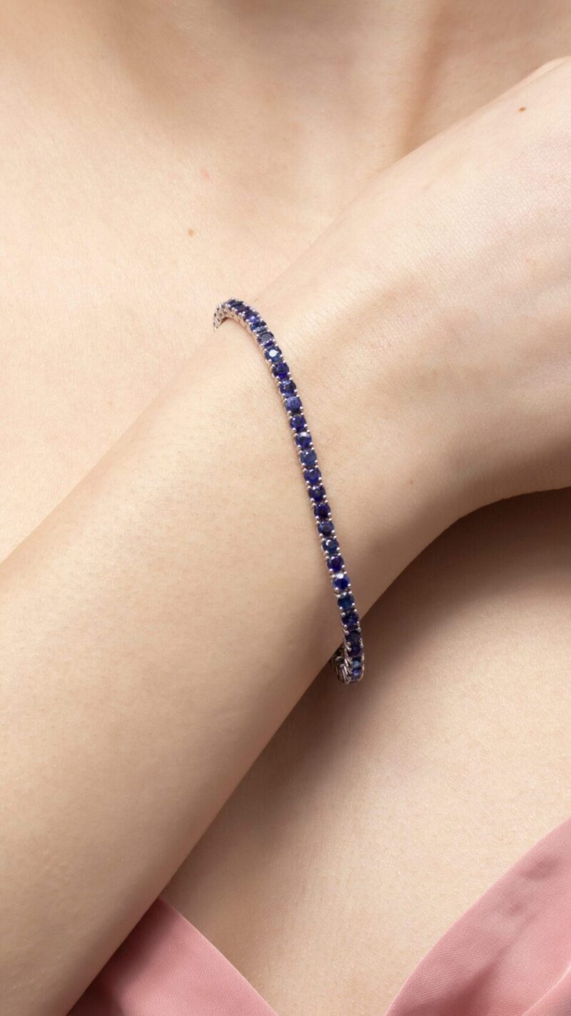 Classic Sapphire Tennis Bracelet - Image 2