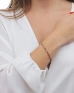 Tennis Bracelet with Black Diamonds - Image 2