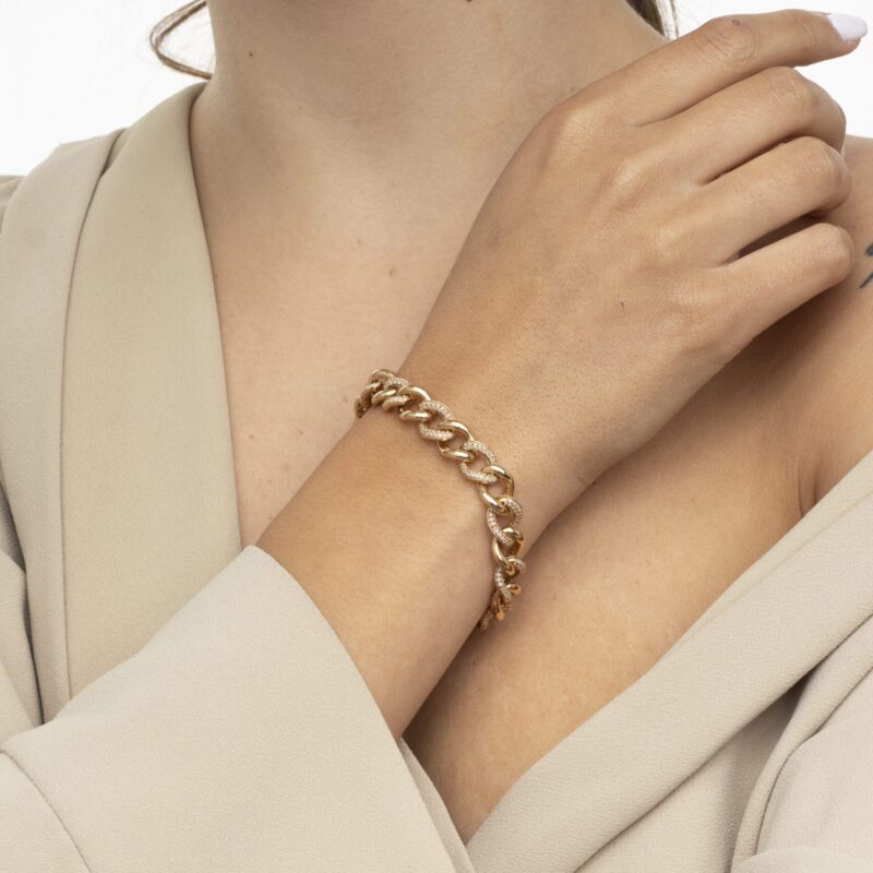 Chain Diamond Bracelet - Image 2