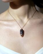 Bullet Black Diamond Necklace - Image 3