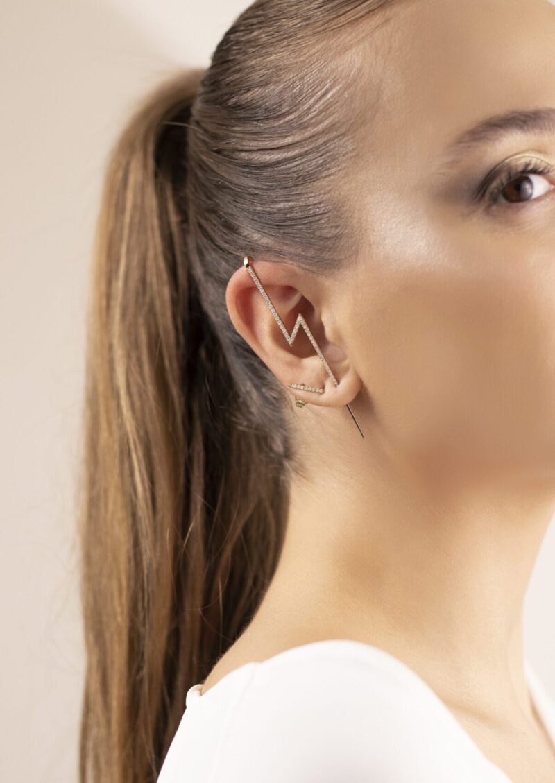 Daily Dazzle Diamond Single Earring - Image 2