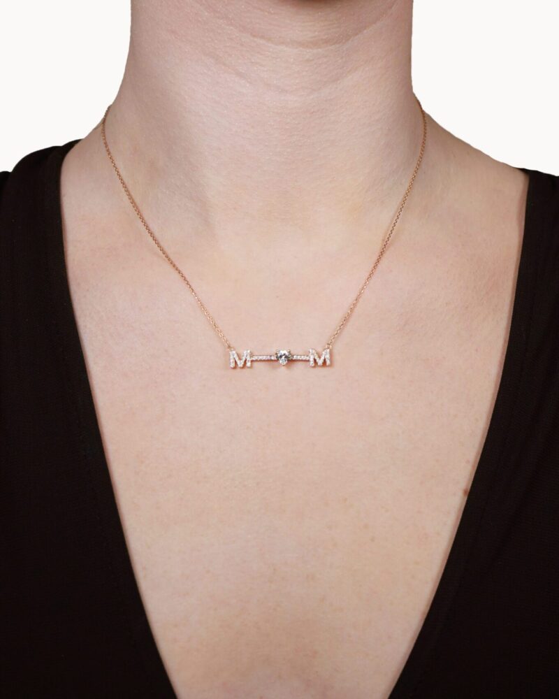 Oummir Diamond Necklace with GIA Stone - Image 2