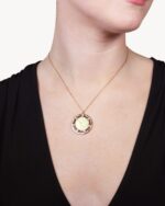 Oummi Diamond Necklace with Black Diamond - Image 2