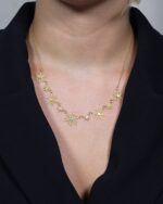 Christmas Pendants with pink sapphire – unique Christmas jewelry