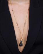 Chess Diamond Necklace with Fancy Diamond - Image 2