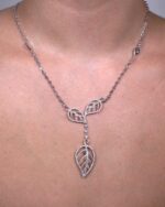 Leaves Diamond Necklace - Image 2