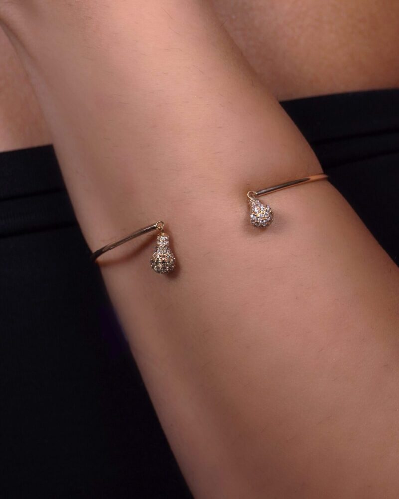 Light Diamond Bracelet with Fancy Diamond - Image 2
