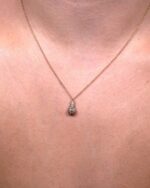 Light Diamond Necklace with Fancy Diamond - Image 2