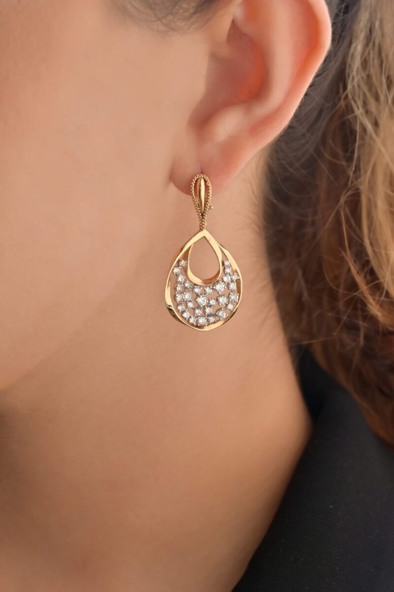 Classic Diamond Earrings - Image 2