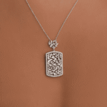 Daily Dazzle Diamond Necklace with Baguette Diamond - Image 2