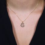 Zodiac Brown Diamond Necklace Cancer - Image 2