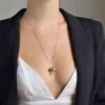 Wild Mushroom Diamond Necklace with Pink Sapphire and Precious Stones - Image 2