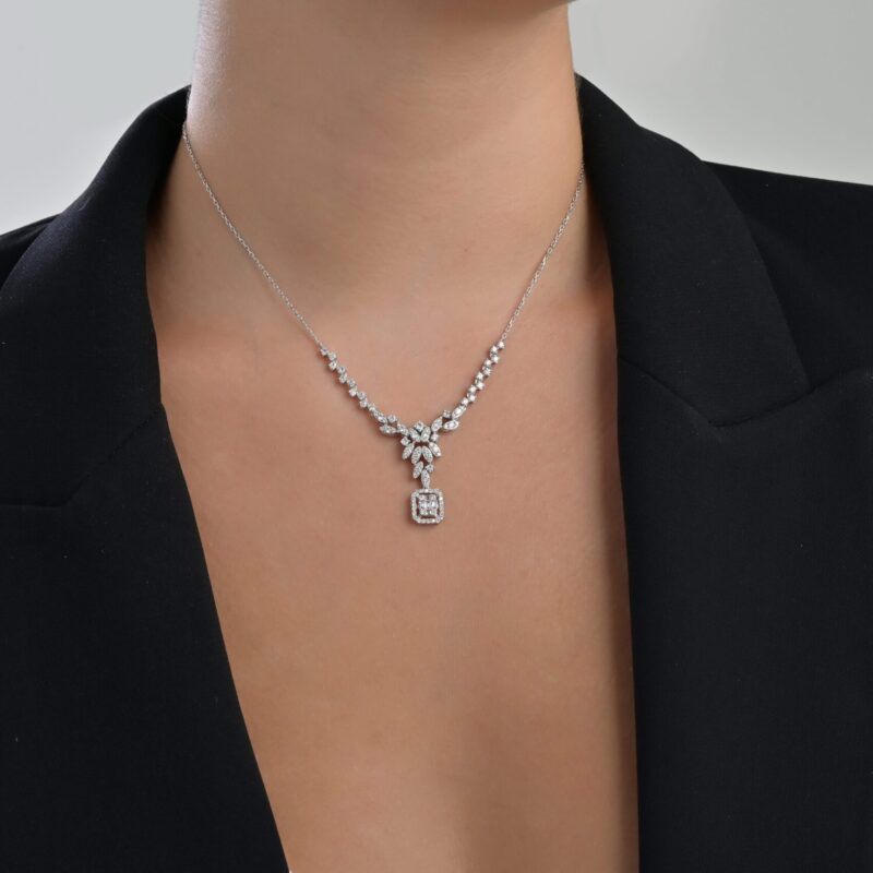 Classic Diamond Necklace - Image 2