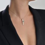 Daily Dazzle Diamond Necklace with Colored Stone - Image 2