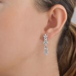Bridal Diamond Earrings - Image 2