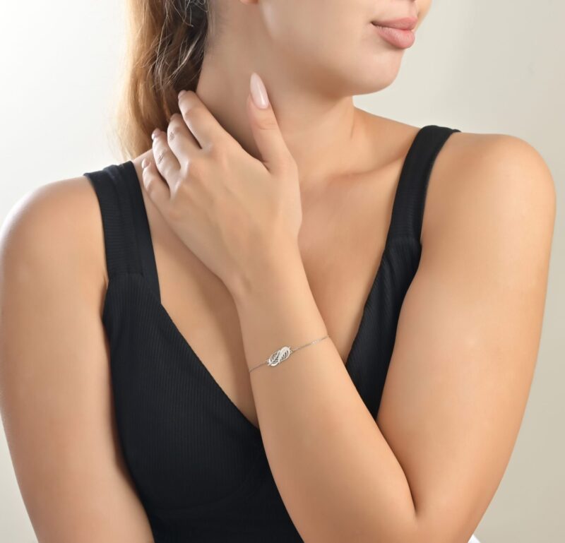 Leaves Diamond Bracelet - Image 2