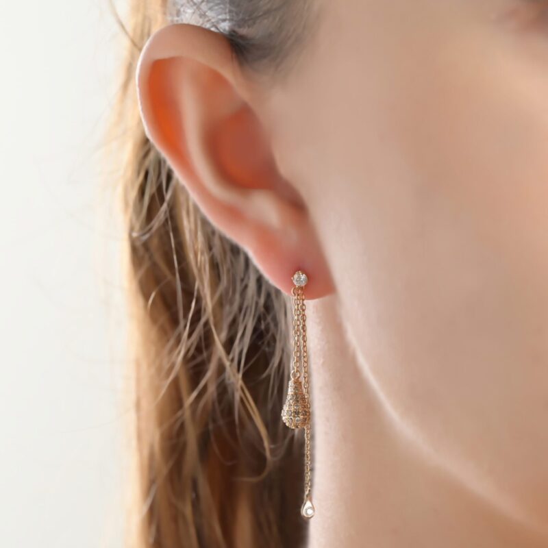Light Diamond Earrings - Image 2