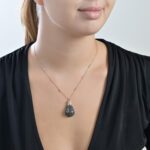 Light Diamond Necklace with Fancy Diamond - Image 2