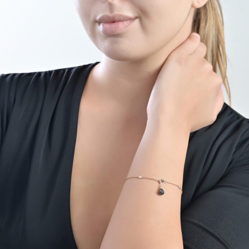 Light Diamond Bracelet with Fancy Diamond - Image 2