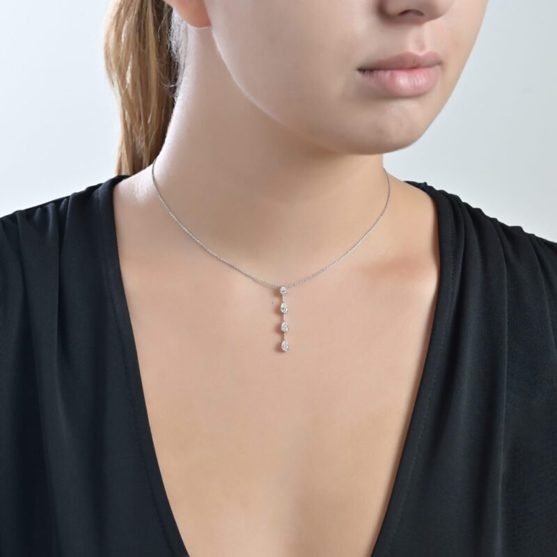 Classic Diamond Necklace - Image 2