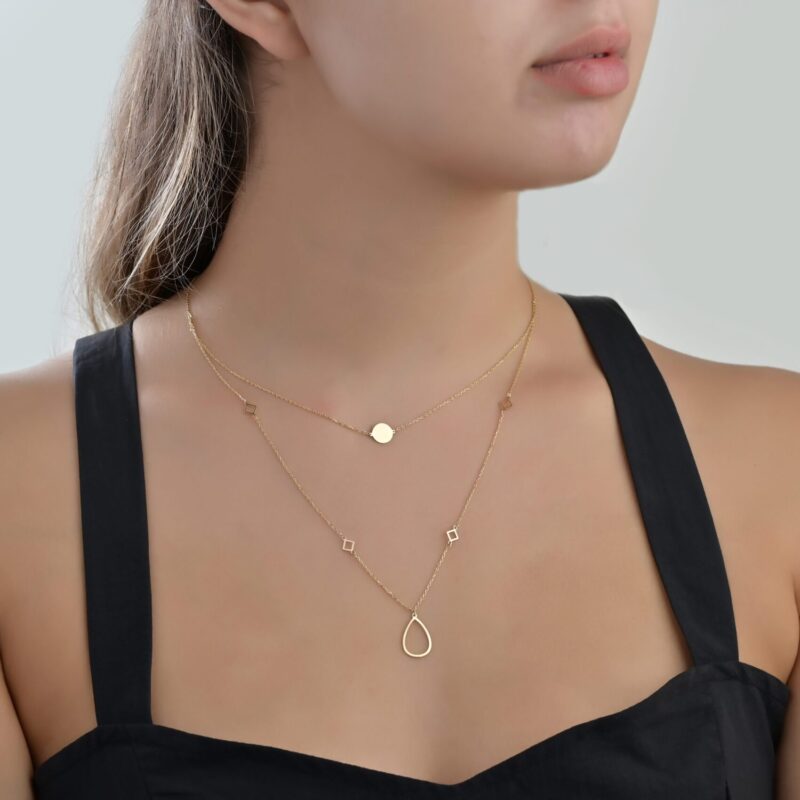 Daily Dazzle Gold Necklace - Image 2