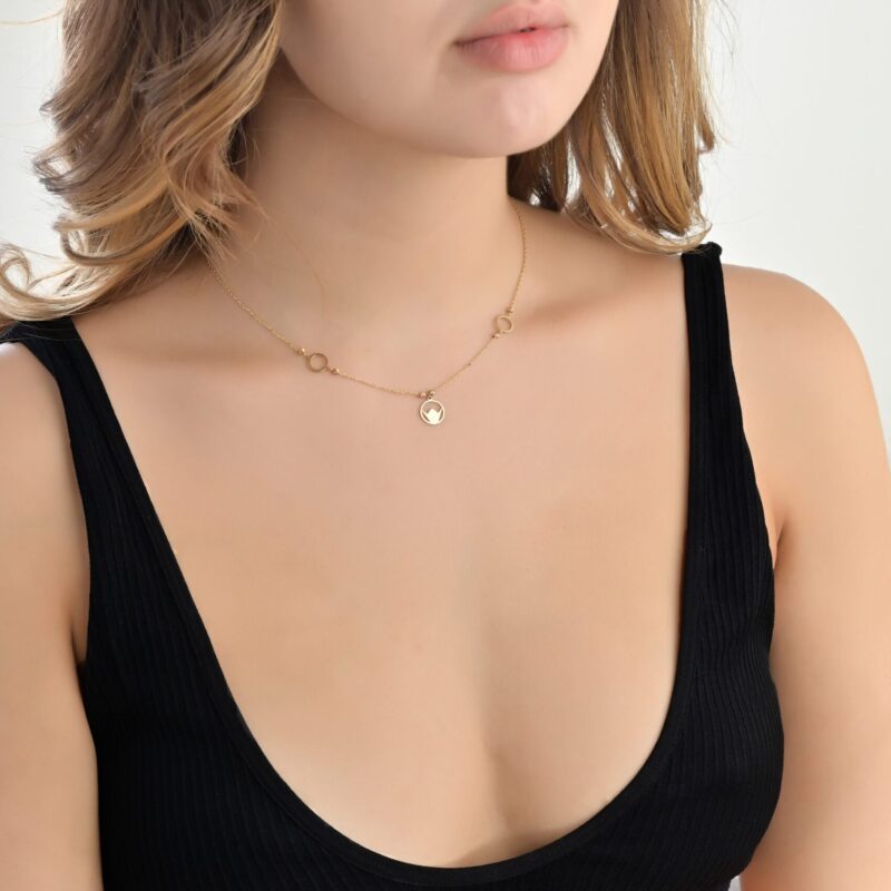 Emblem Gold Necklace - Image 2