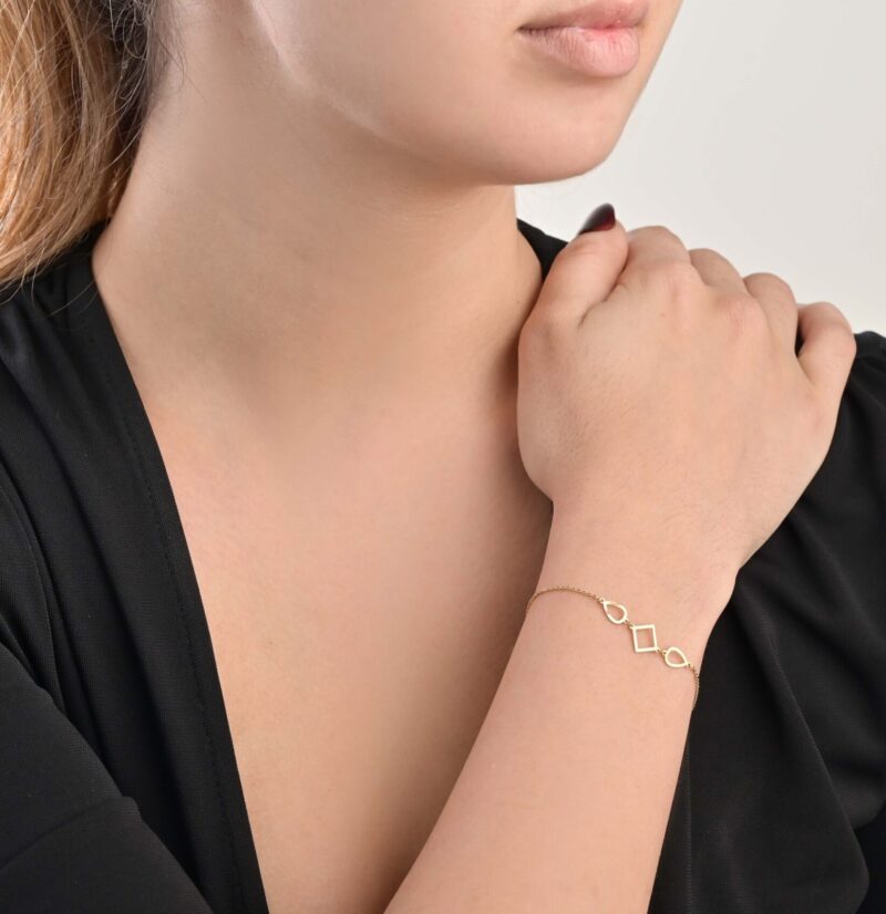 Daily Dazzle Gold Bracelet - Image 2