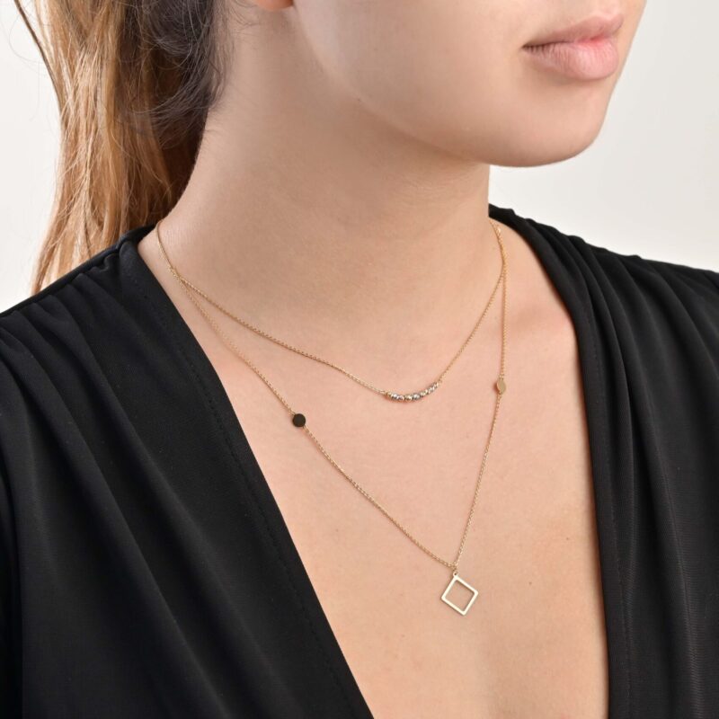 Daily Dazzle Gold Necklace - Image 2