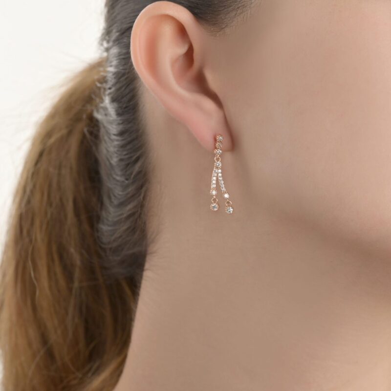 Daily Dazzle Diamond Earrings - Image 2