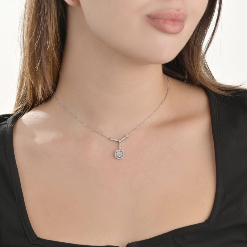 Classic Diamond Necklace - Image 2