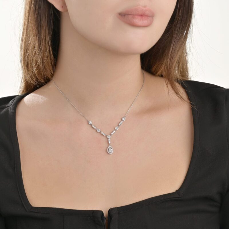 Classic Diamond Necklace - Image 2