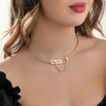 Love Lock Gold Choker - Image 2