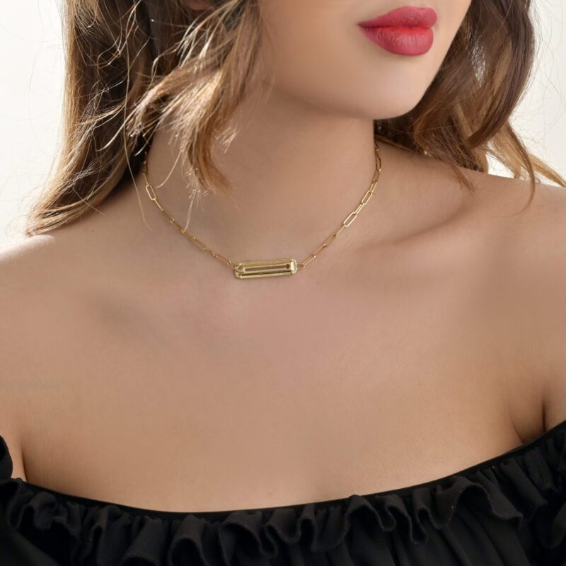 Love Lock Gold Necklace - Image 2
