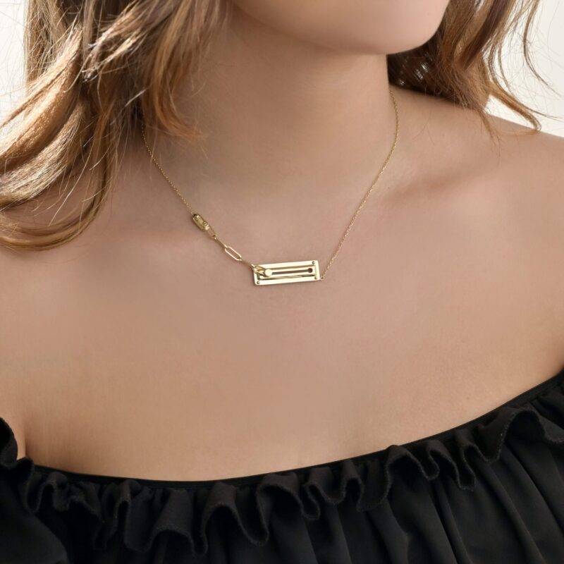 Love Lock Gold Necklace - Image 2