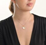 Zodiac Diamond Necklace Virgo with Enamel - Image 2